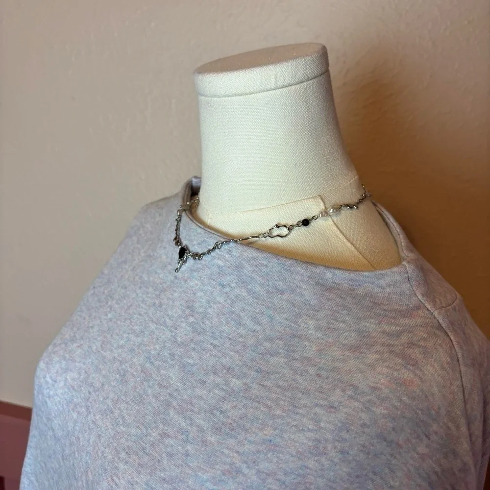 soft girl boat neck lightweight sweater